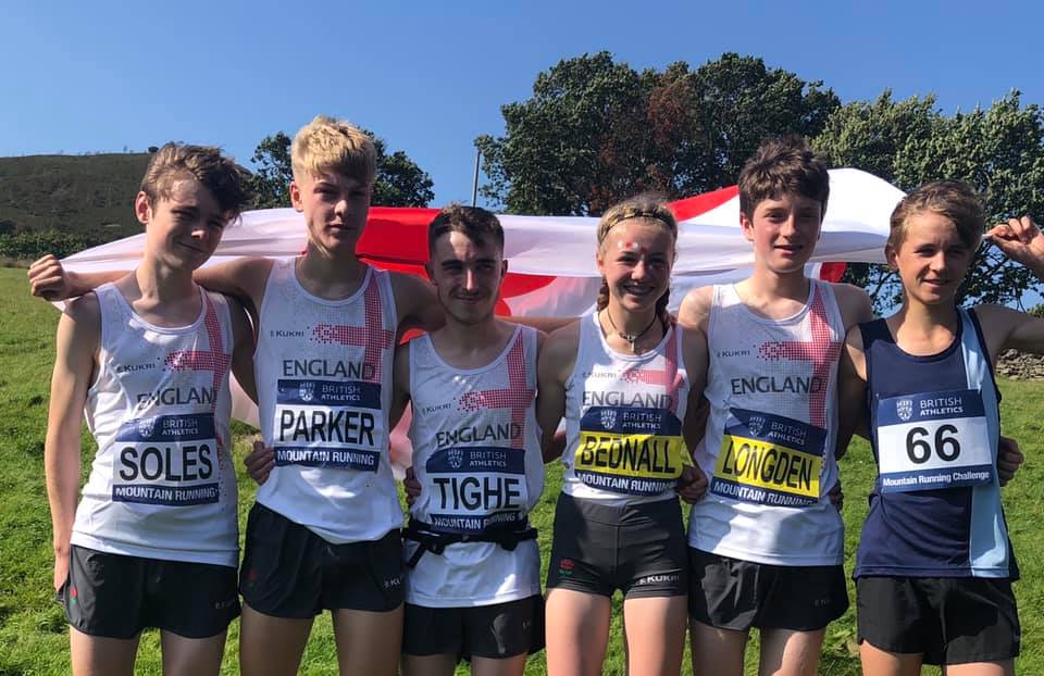 Buxton’s Young Mountain Runners Wear England Vests with Pride!