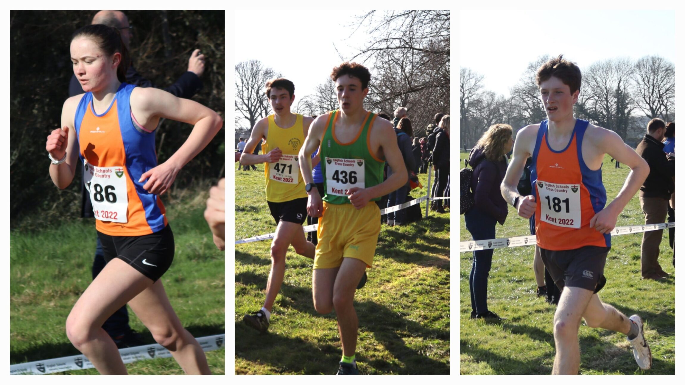 Juniors travel to Kent for the English Schools Cross Country 2022